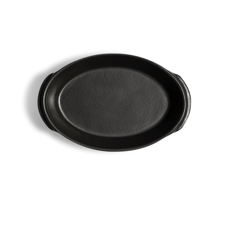 Mini piatto ovale 'Solo' 20 x 12 cm | 0,5L - color basalto