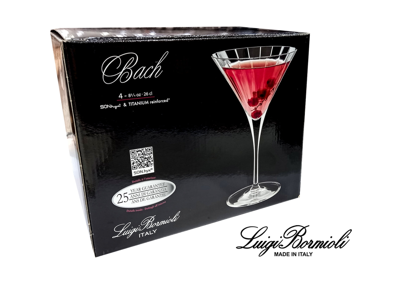 BACH CALICE MARTINI CL 26 - SET 4 BICCHIERI