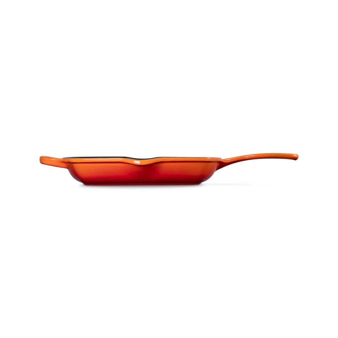Le Creuset Bistecchiera Skillet quadrata Evolution in ghisa26 Arancio