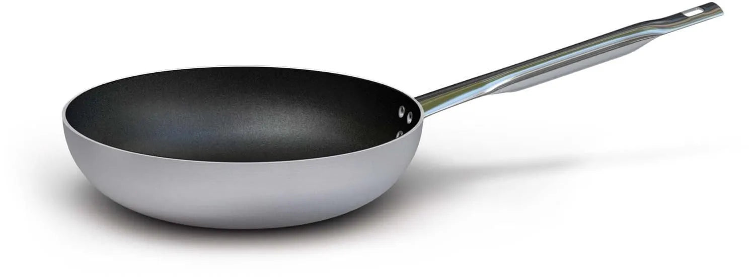 Padella svasata alta 1 manico in Alluminio - 32cm