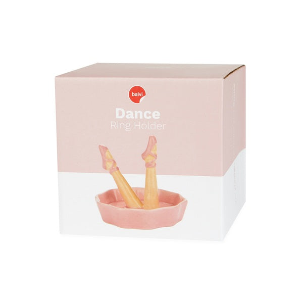 Porta anelli Happy Legs Dance ceramica