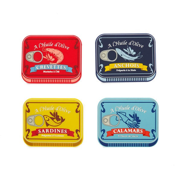 Calvaria - Set Di 4 Sottobicchieri Psycho Penguin | Diametro 8,5 Cm | Laminati Con Retro In Sughero | Regalo Simpatico E Idee Per Amico Segreto