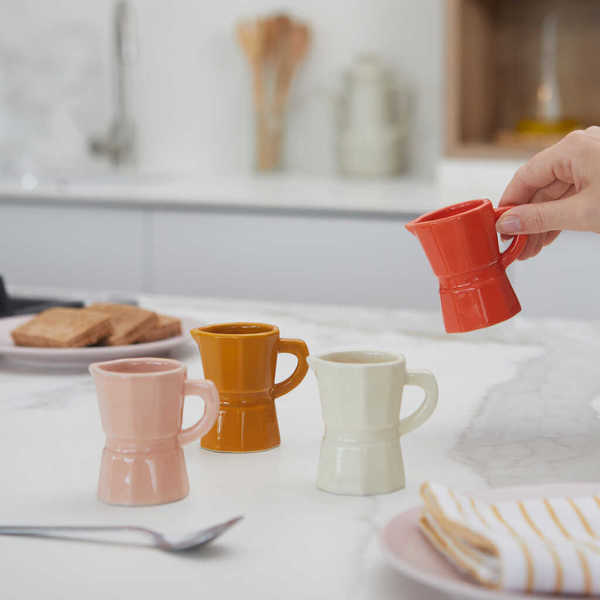 Set tazzine espresso Moka Caramel colori assortiti