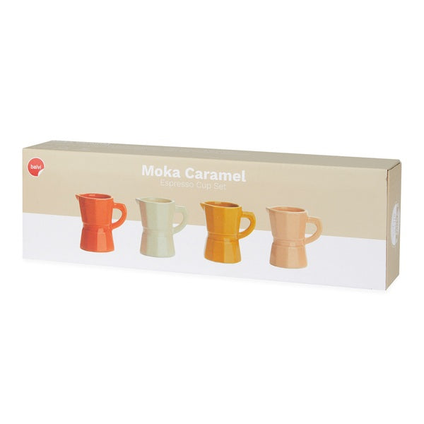 Set tazzine espresso Moka Caramel colori assortiti