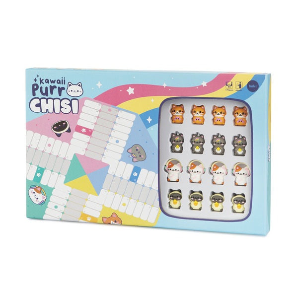 Gioco da tavolo Ludo Kawaii Purrchisi plastica