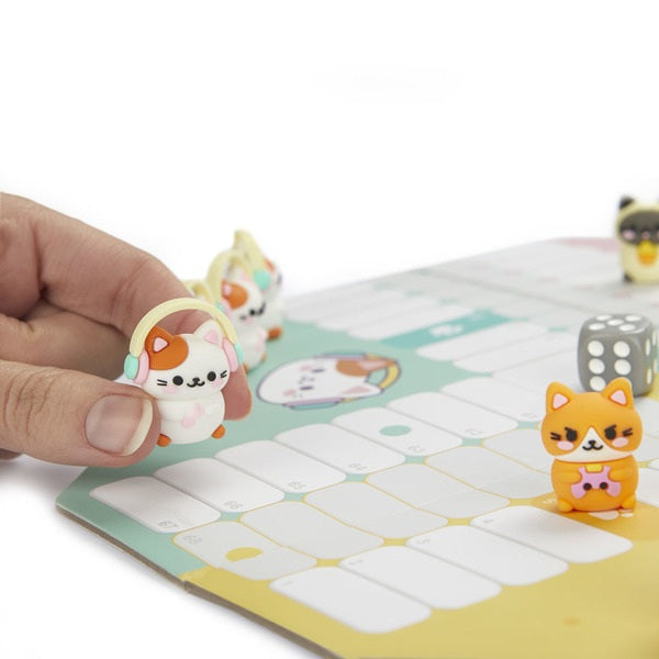 Gioco da tavolo Ludo Kawaii Purrchisi plastica
