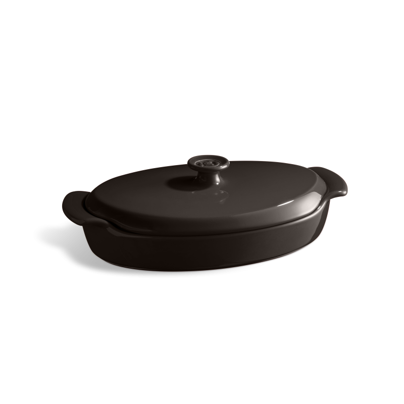 Piatto Papillote piccolo - 30,5 cm - color fusain