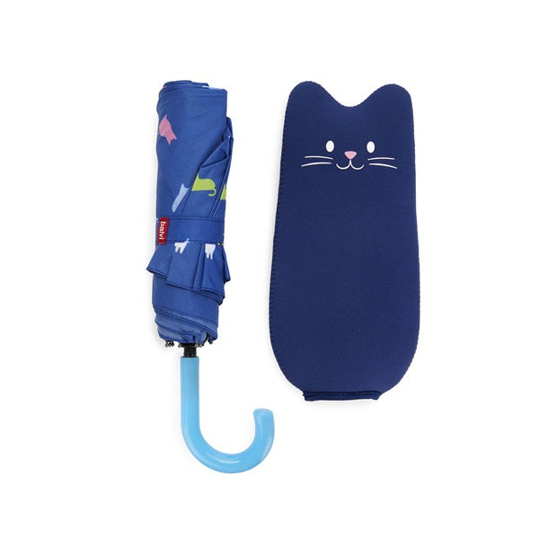 Ombrello Meowmbrella azzurro