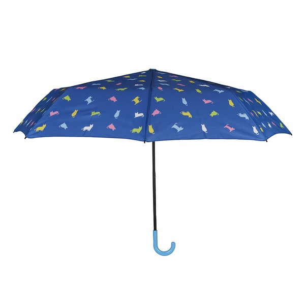 Ombrello Meowmbrella azzurro