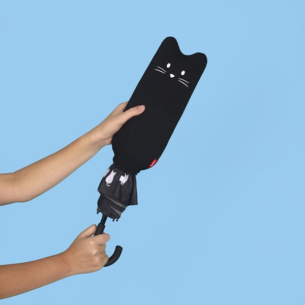 Ombrello Meowmbrella nero