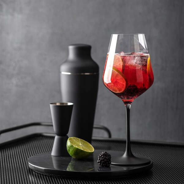 Manufacture set 4 bicchieri da vino rosso trasparente, 200 ml, cristallo