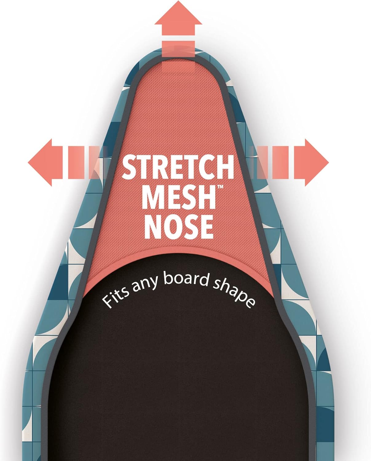 Flexa - Copri asse da stiro elasticizzato / 124cm X 37cm