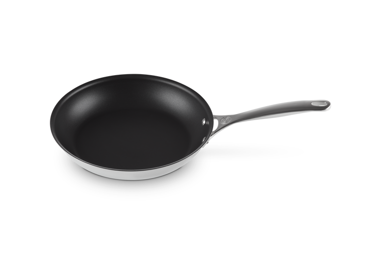 Set 2 padelle in acciaio inox Evolution, int. antiaderente - 20 e 26 cm