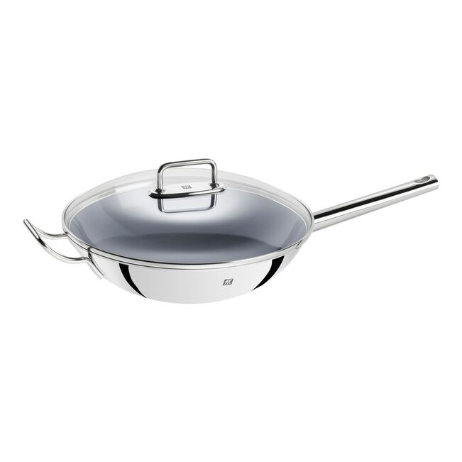 Wok - 32 cm, 18/10 acciaio inossidabile, Ceraforce Ultra