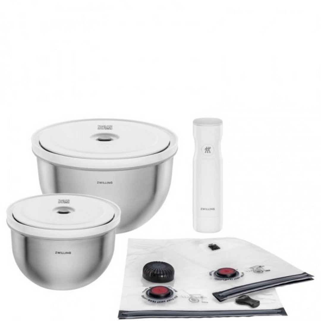 Zwilling Fresh&Save, Set Sottovuoto 9 pezzi Inox