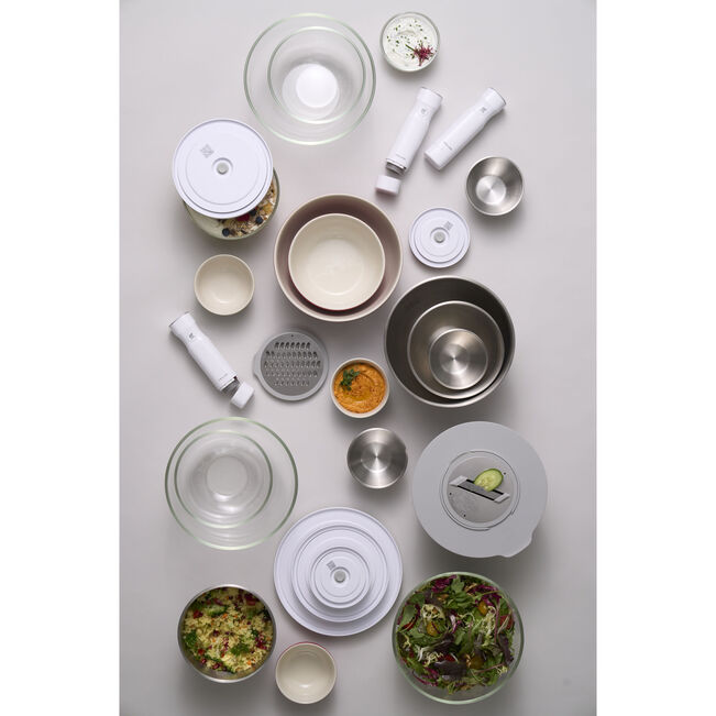 Coperchio della ciotola sottovuoto M / 18 cm, bianco