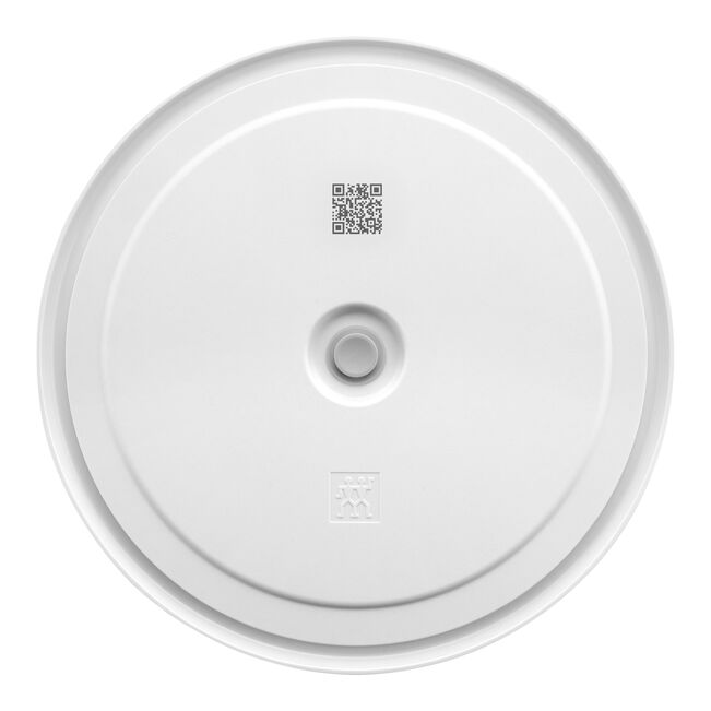 Coperchio della ciotola sottovuoto L / 24 cm, bianco