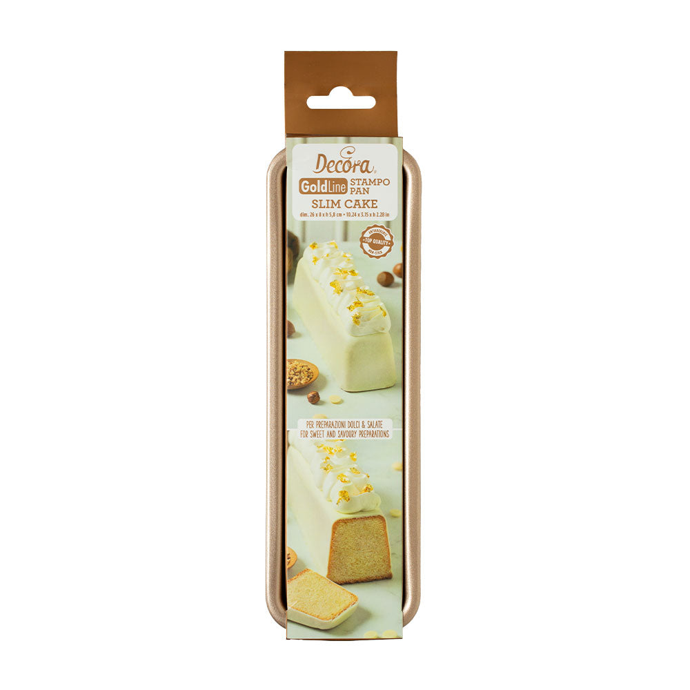 Decora - Stampo SlimCake rose gold line / 26 x 8cm