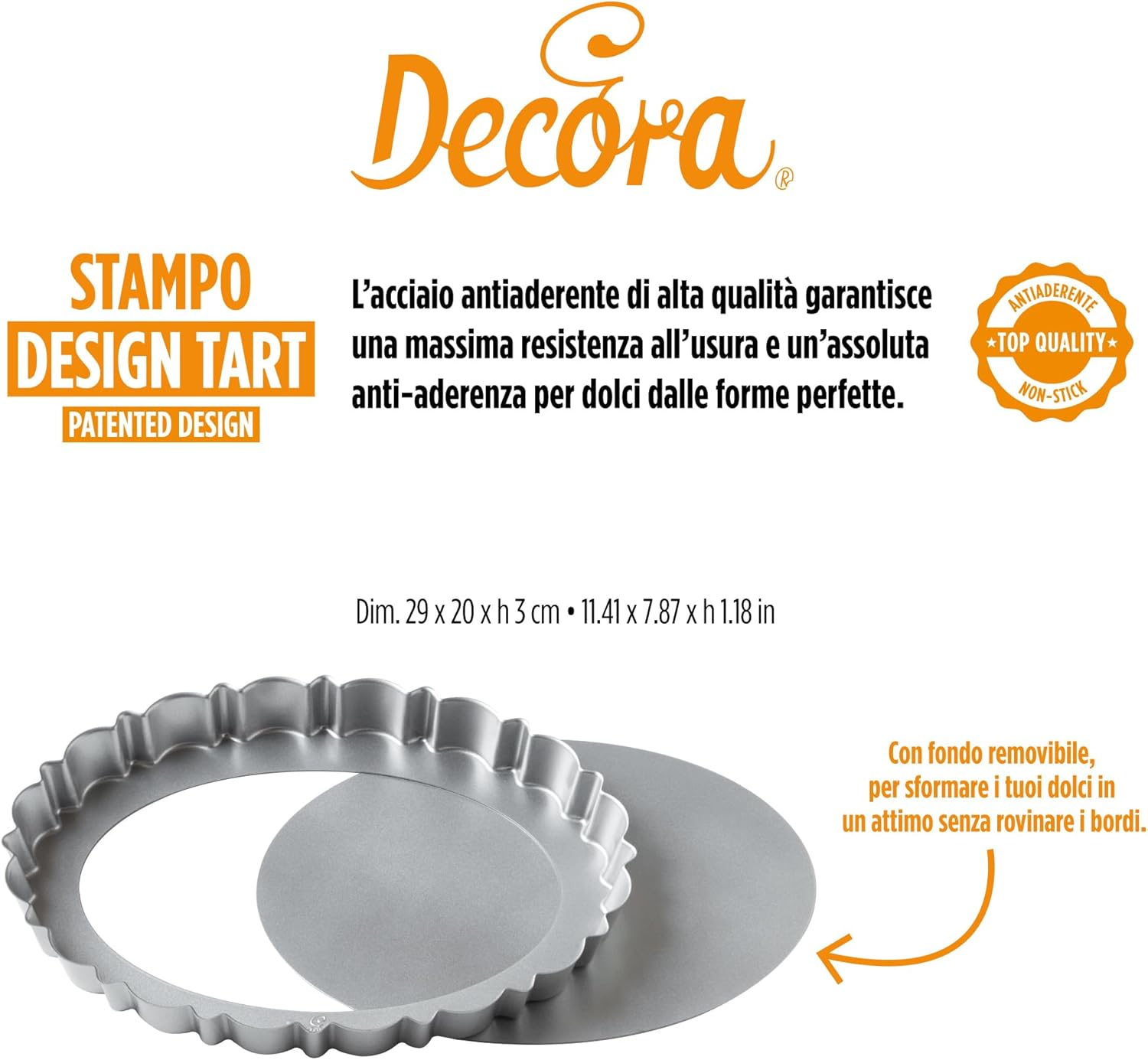 Decora Design Tart Crostata Ovale 29x20