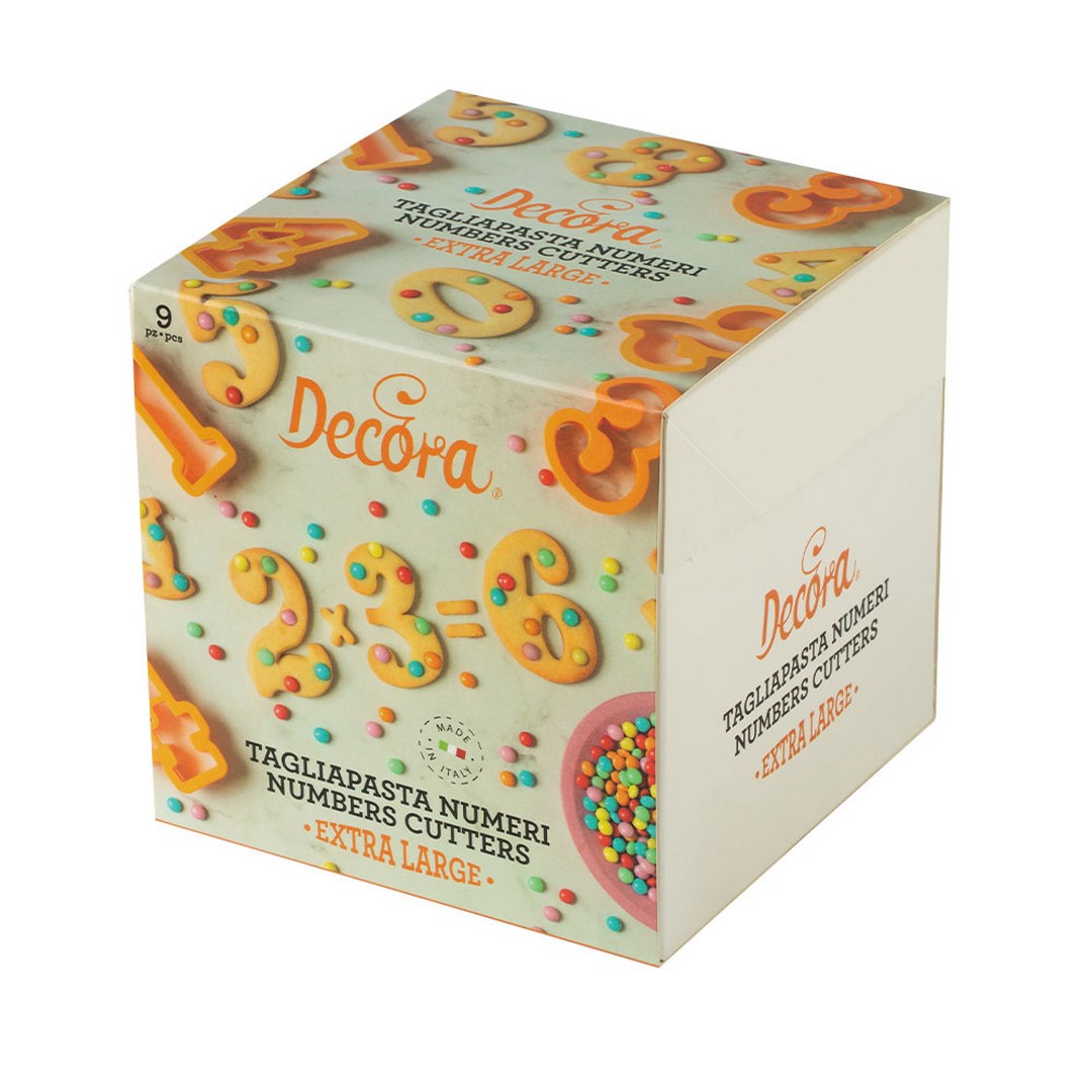 Decora Set tagliapasta numeri extra large