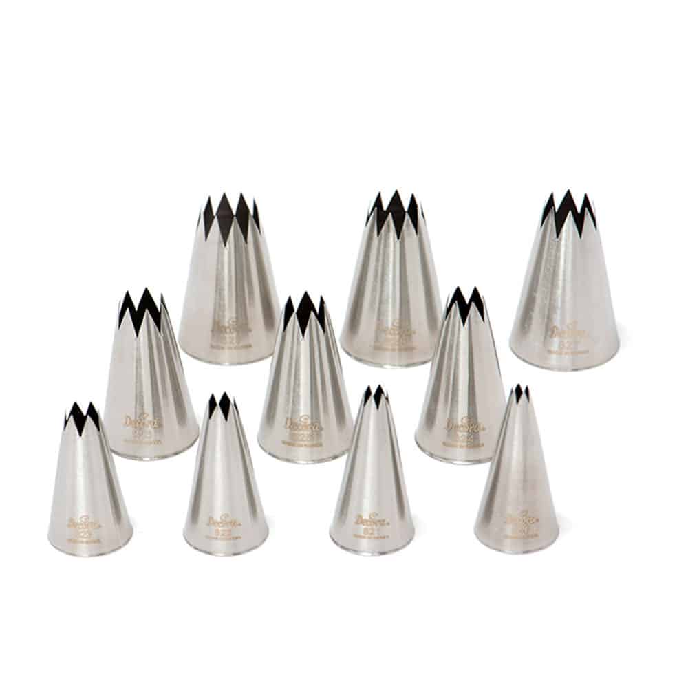 SET 10 CORNETTI A STELLA