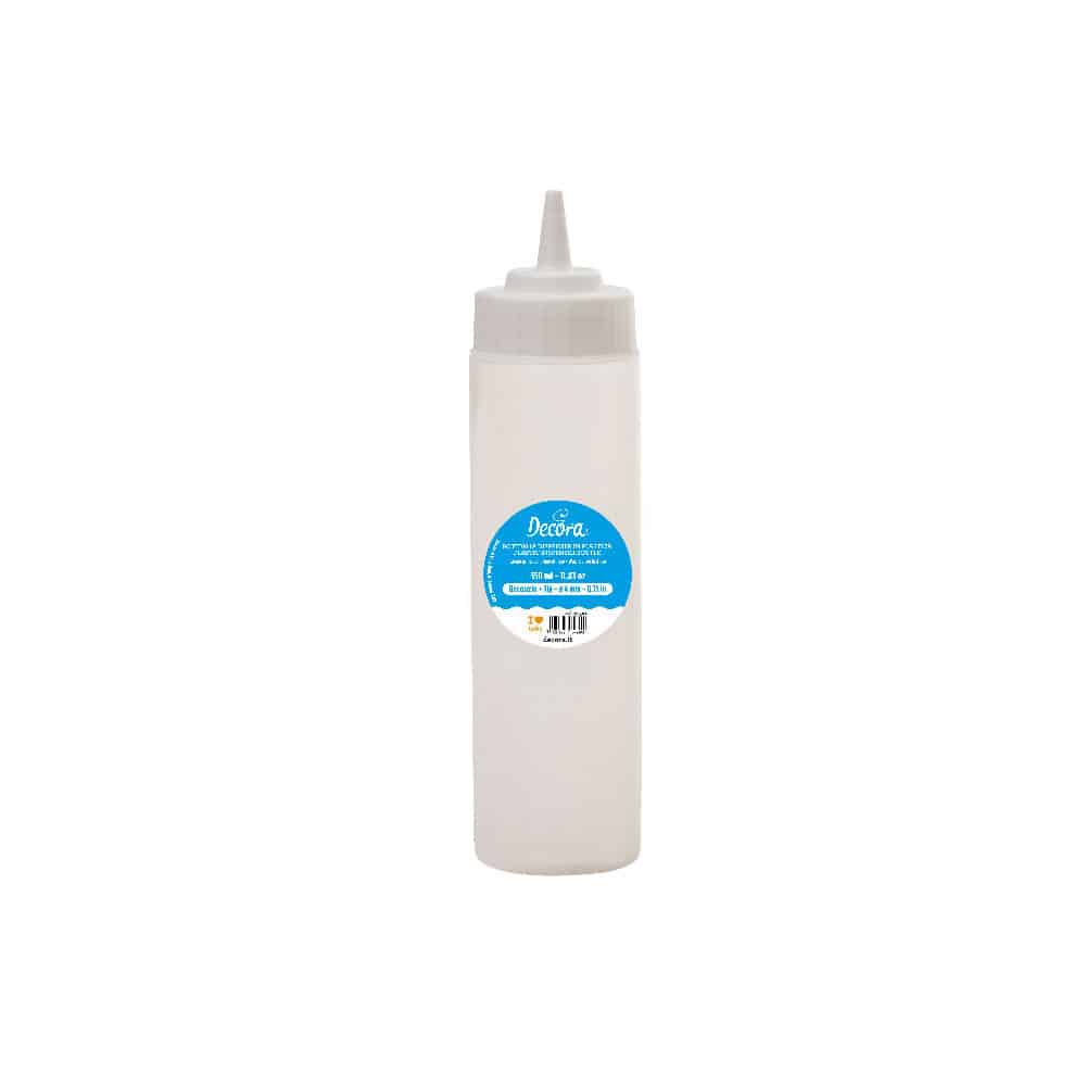BOTTIGLIA DISPENSER DECORA 350 ML C/BECCUCCIO 4 MM