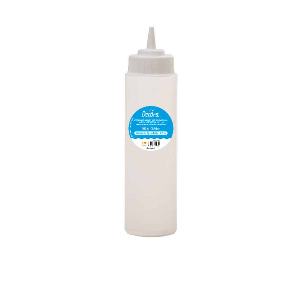 BOTTIGLIA DISPENSER DECORA 500 ML C/BECCUCCIO 4 MM