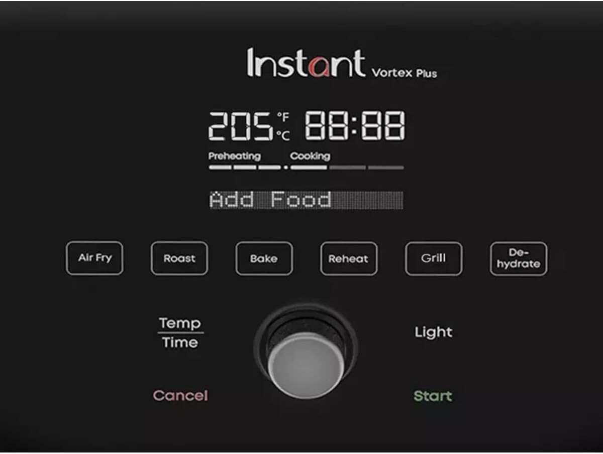 Instant Vortex Plus con ClearCook - Friggitrice ad aria calda-5,7 LT-6 in 1