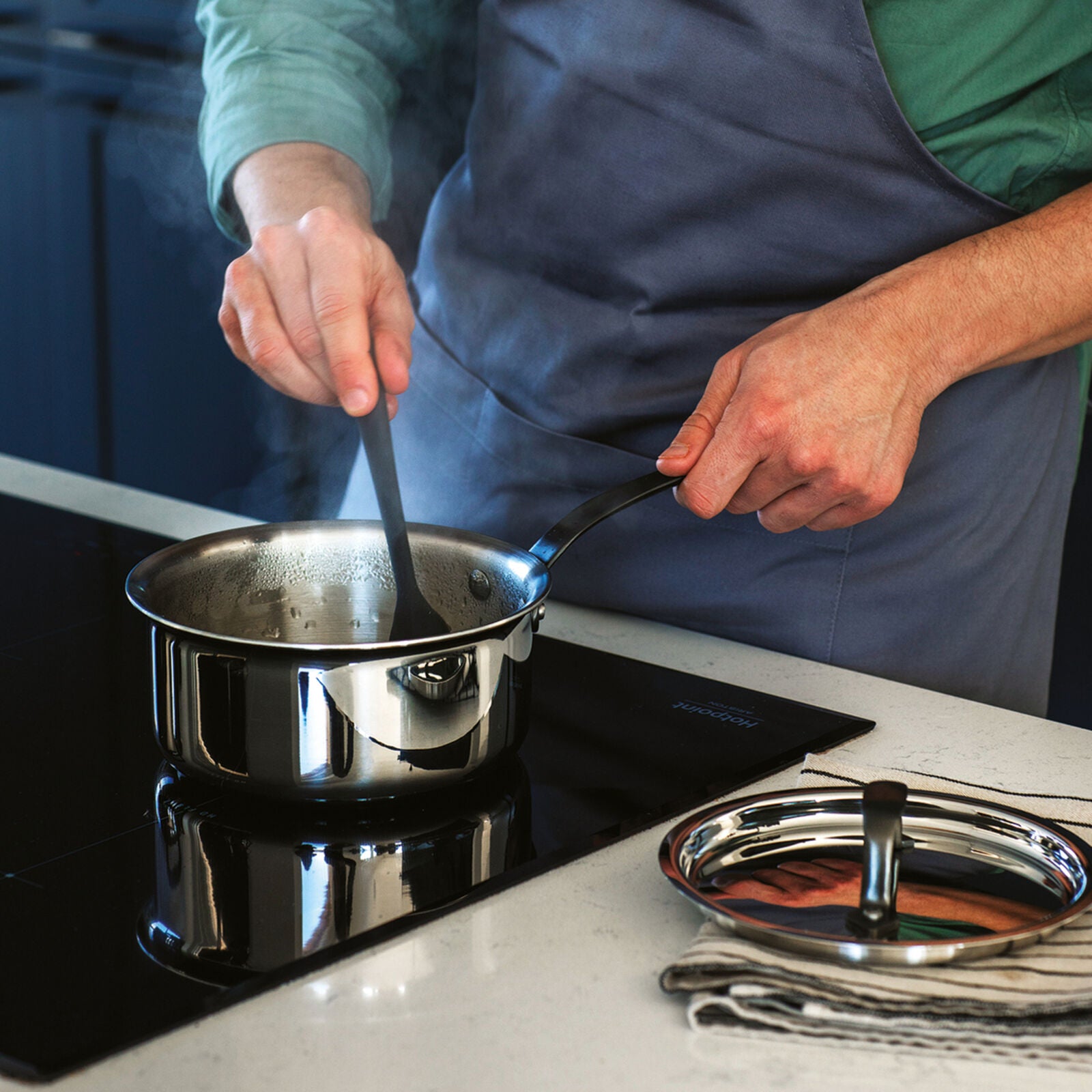 Sambonet Casseruola Alta 1 Manico C/Cop Cm 16