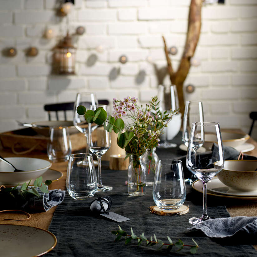 Voice Basic - set 4 Bicchieri da vino rosso - 200 ml