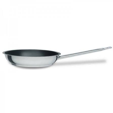 Padella per induzione 1 manico rivestimento antiaderente in acciaio inox 32 cm