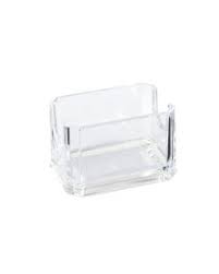 Portabustine singolo per zucchero/tè in acrilico cm 8x5,5 - h cm 5
