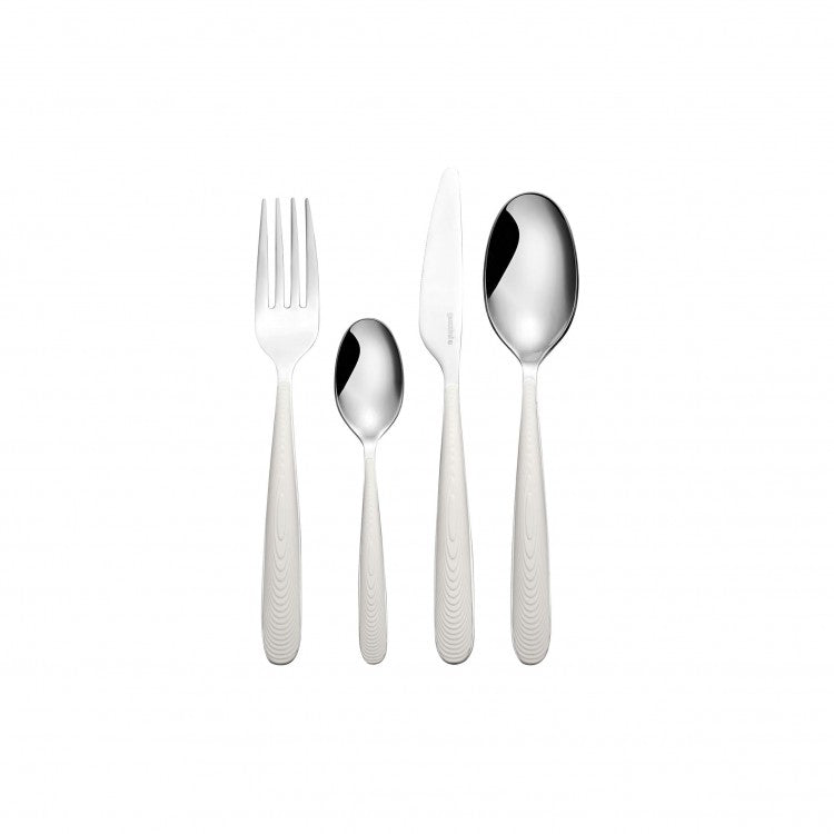 JUST - SET 24 POSATE - DI COLORE BIANCO