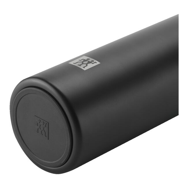 Thermo - Borraccia termica - 450 ml, acciaio inox - colore nero