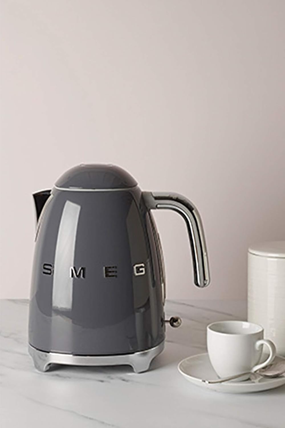 Bollitore Elettrico Grigio Lucido