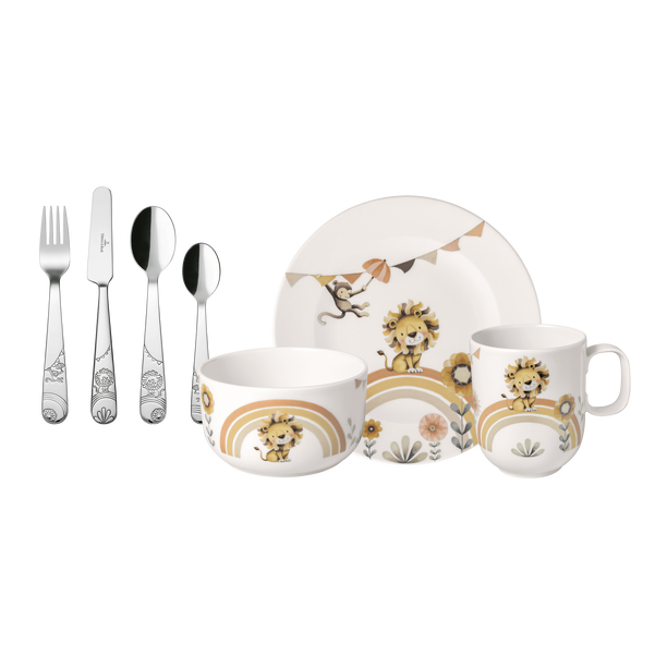 Boho Kids Set di stoviglie per bambini 7 pz.
