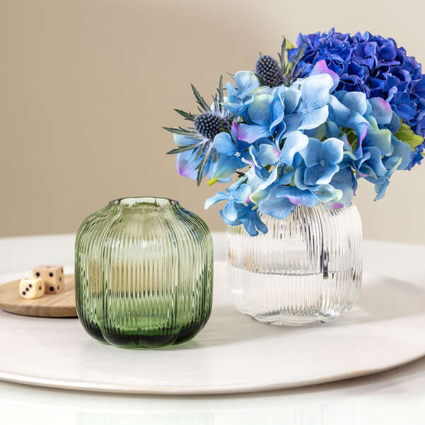 Fleur Vaso verde, 11 x 11 cm, vetro