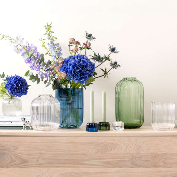 Fleur Vaso trasparente, 11 x 11 cm, vetro