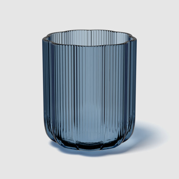 Fleur Vaso blu, 12,5 x 15 cm, vetro