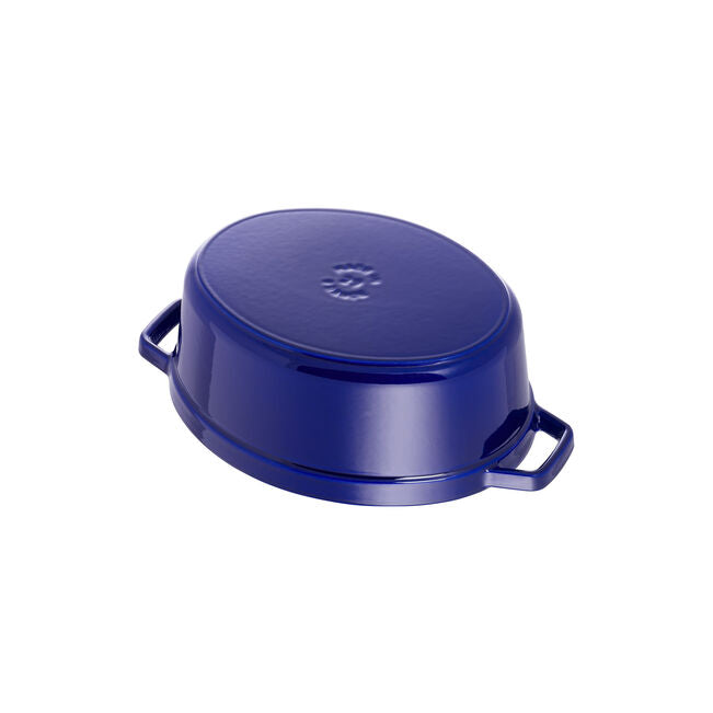 Cocotte ovale - 29 cm, blu scuro