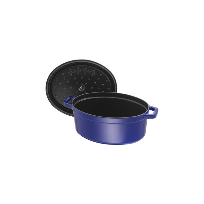 Cocotte ovale - 29 cm, blu scuro