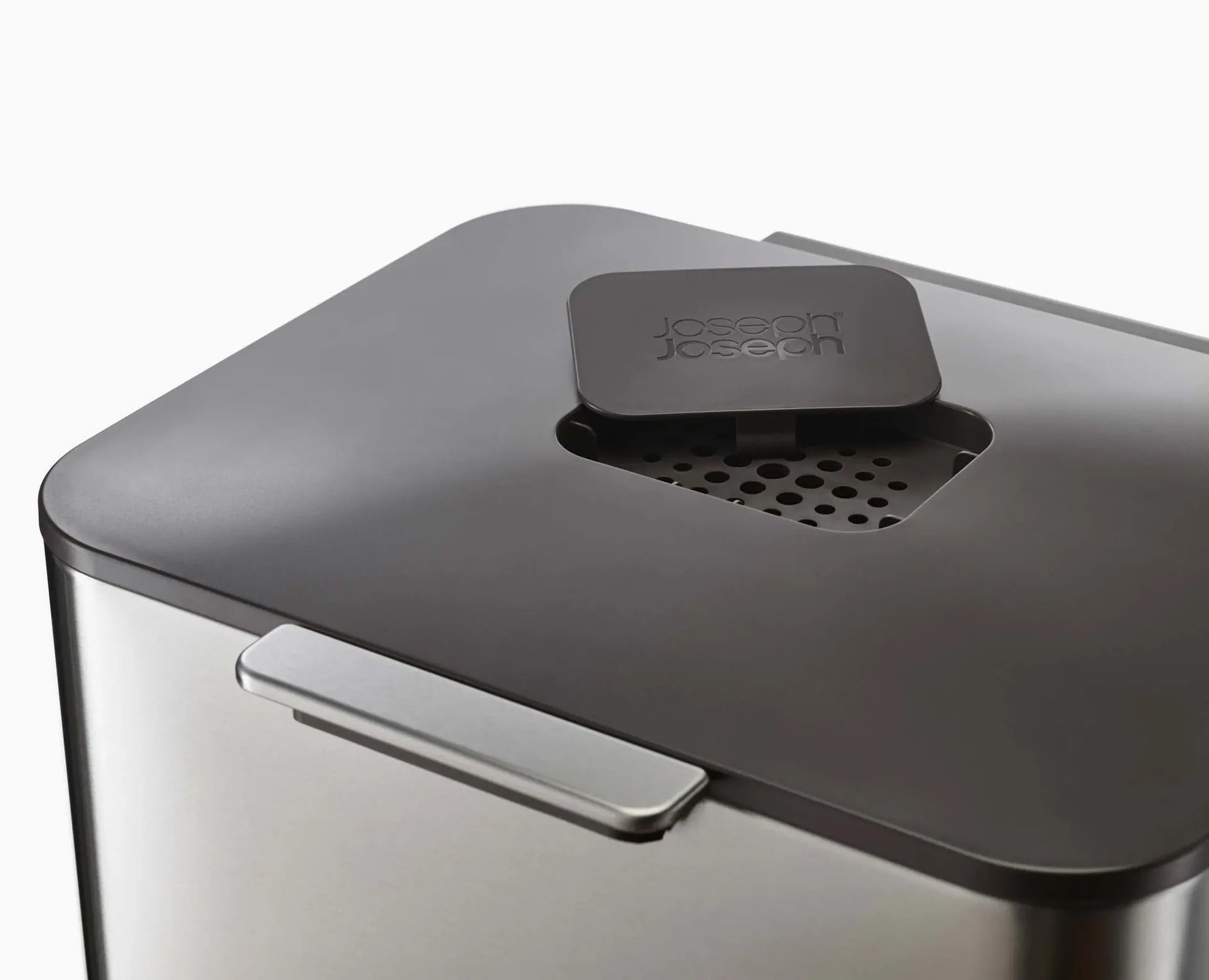 Totem Max, pattumiera da cucina 60l / Stainless Steel