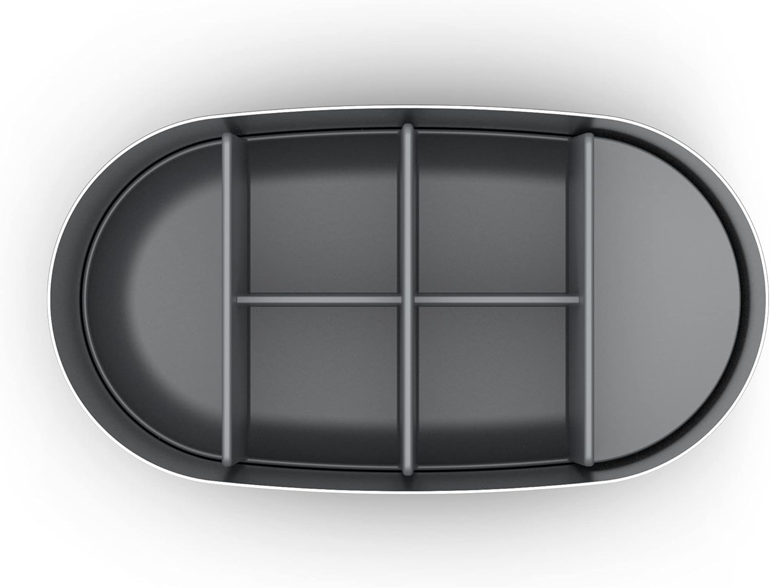 Porta Spazzolino e Dentifricio -6 scomparti -smontabile / Acciaio Inox