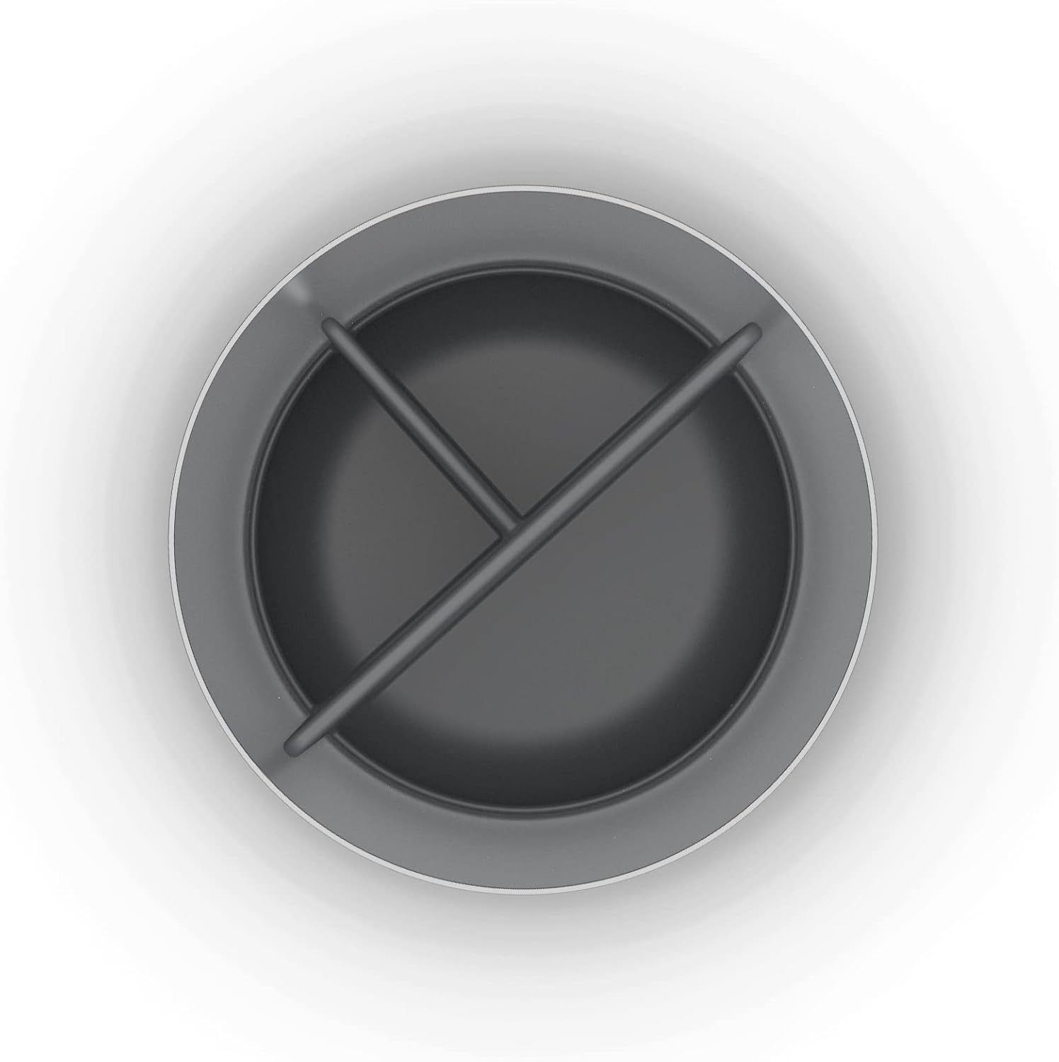 Porta Spazzolino e Dentifricio -3 scomparti -smontabile / Acciaio Inox