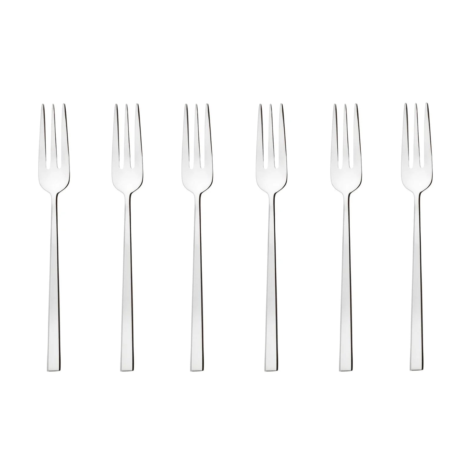 Rock - Set 6 forchettine dolce in acciaio inox