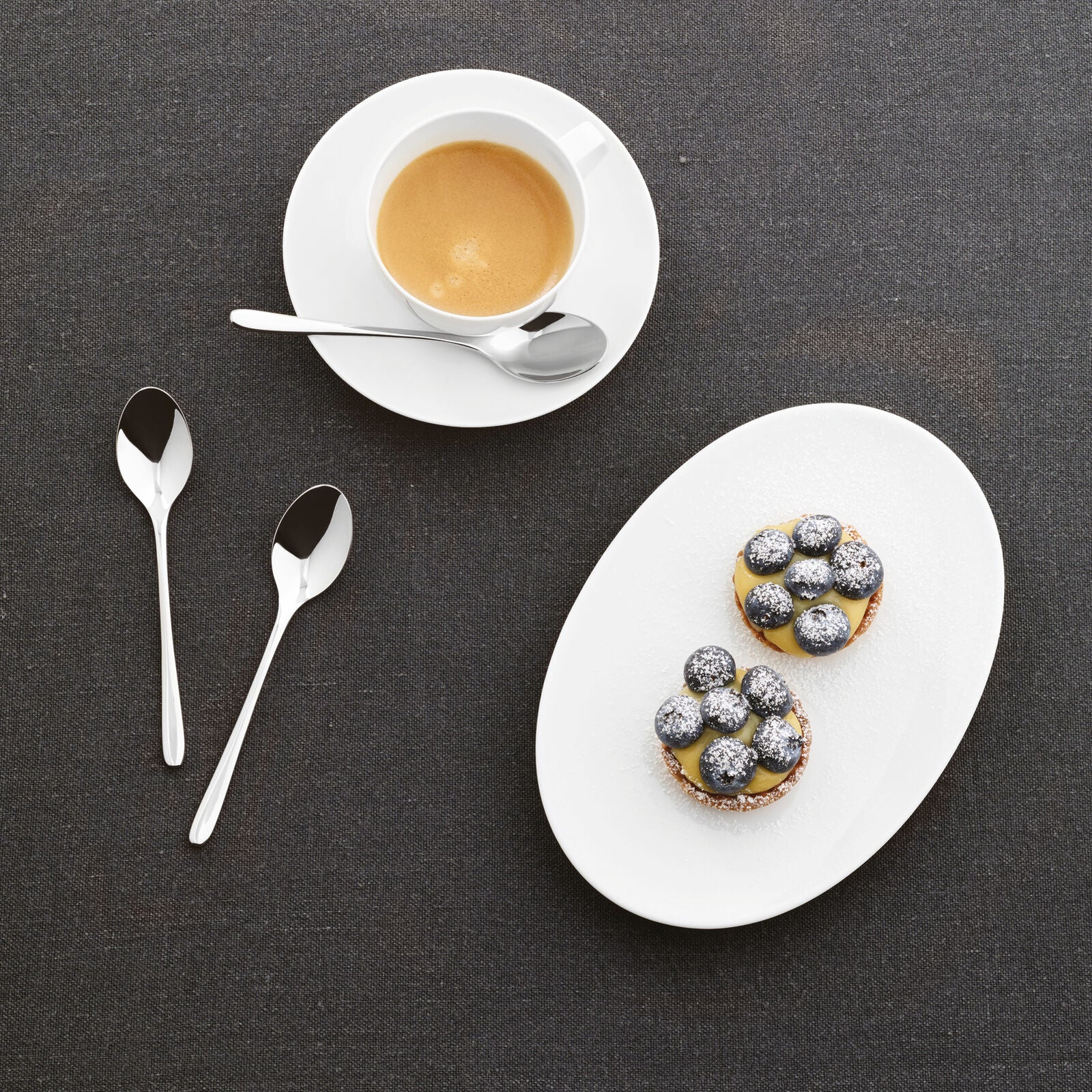 Taste - Set 6 cucchiaini caffè espresso in acciaio inox