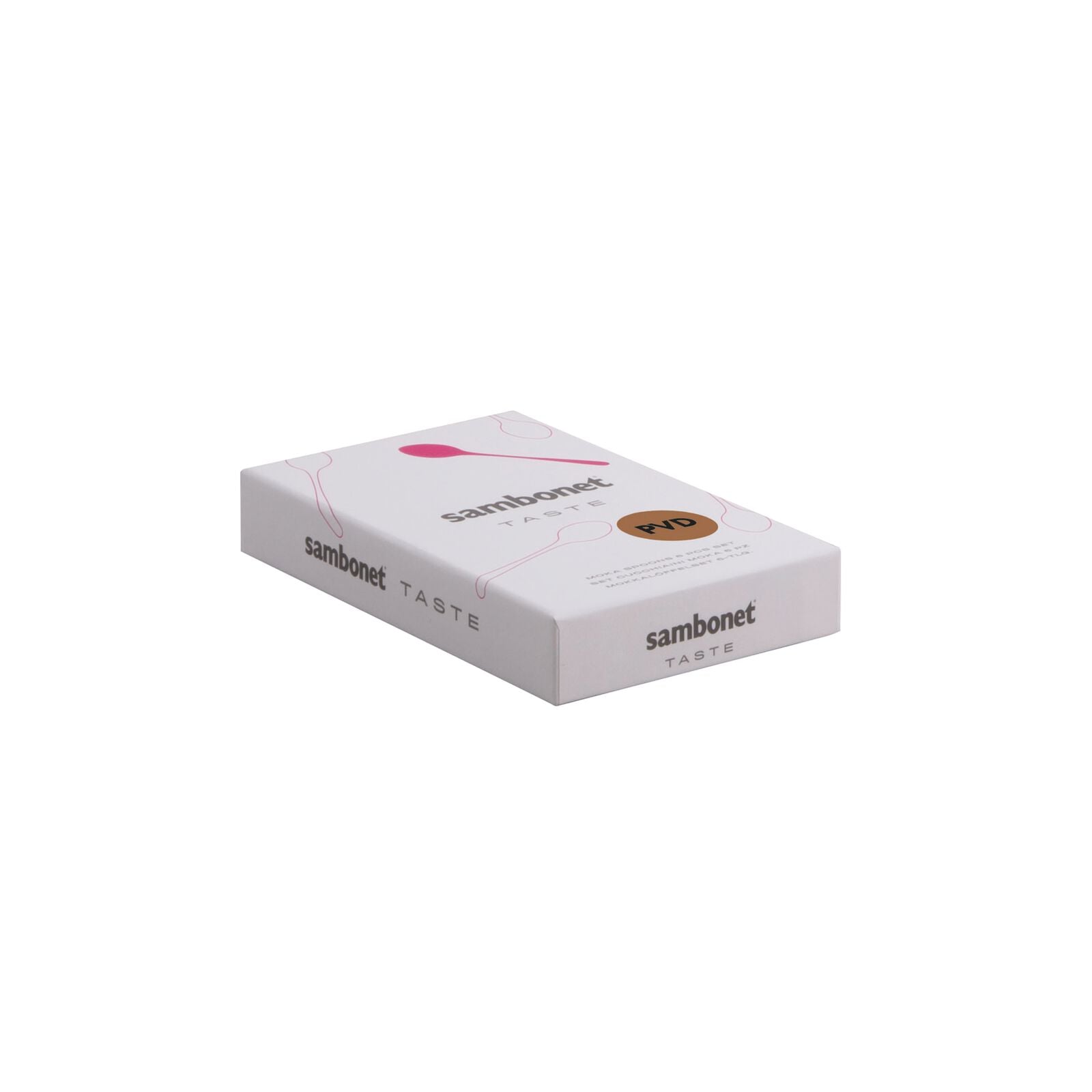 Taste - Set 6 cucchiaini caffè espresso color copper