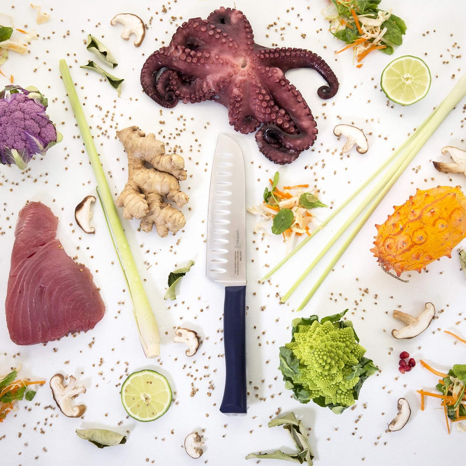 Intempora - Coltello Santoku / N°219 Blu