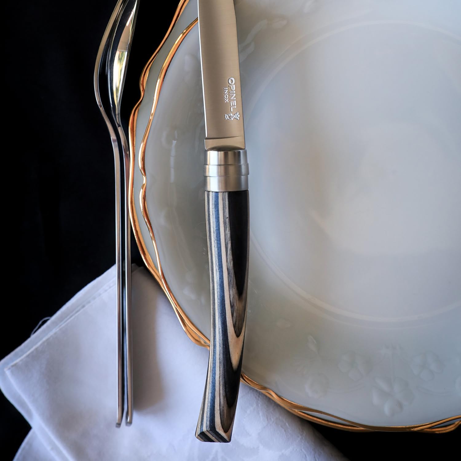 Coltelli Kit Tavola - Cofanetto di Betulla Lamellare Table Chic