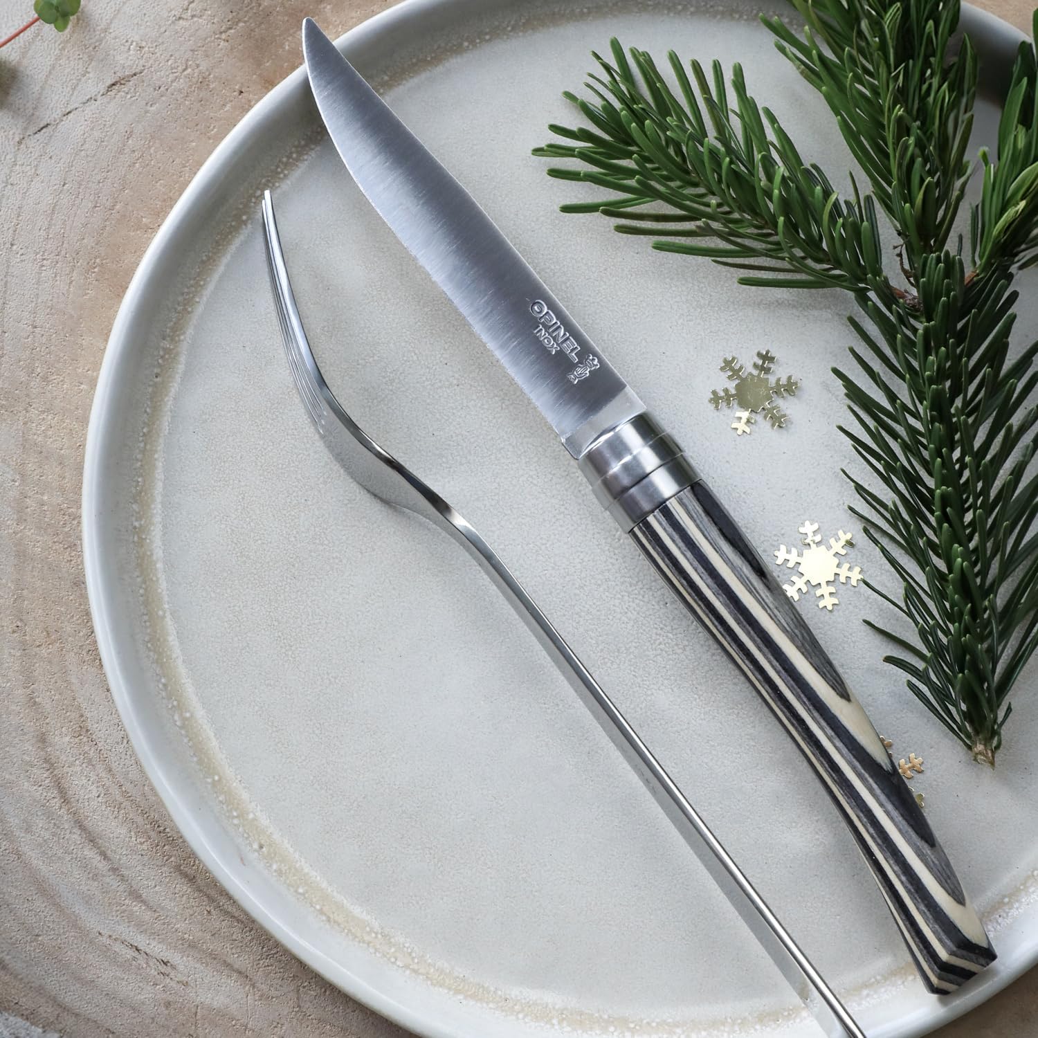 Coltelli Kit Tavola - Cofanetto di Betulla Lamellare Table Chic